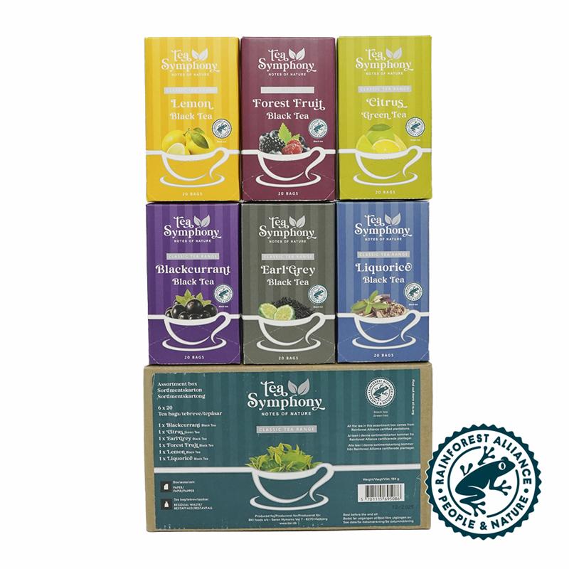 Tea Symphony Classic Tea Assortment Box Rainforest Alliance