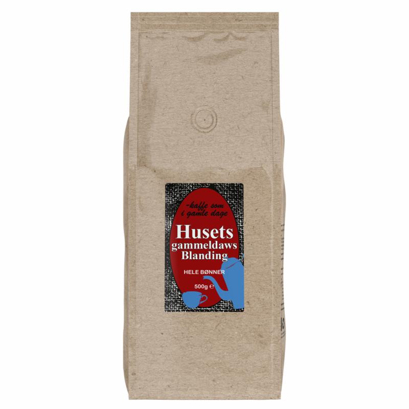 Husets Gammeldaws Blanding Hele Bønner 