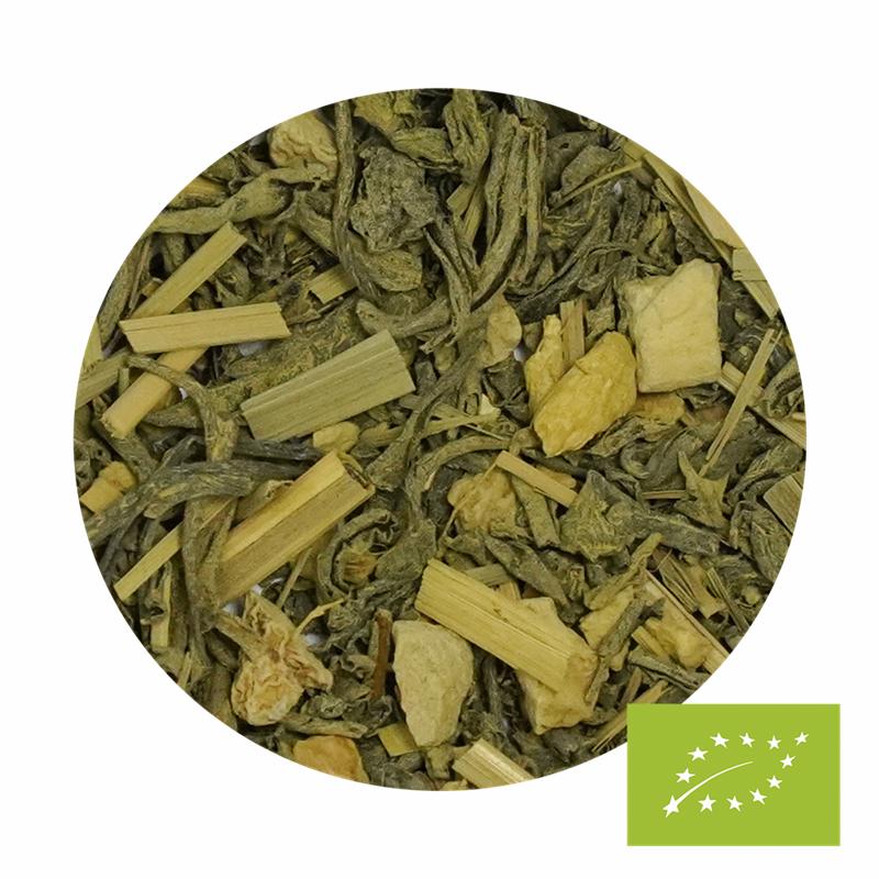 Ceylon/Matcha te med ingefær og citron, økologisk