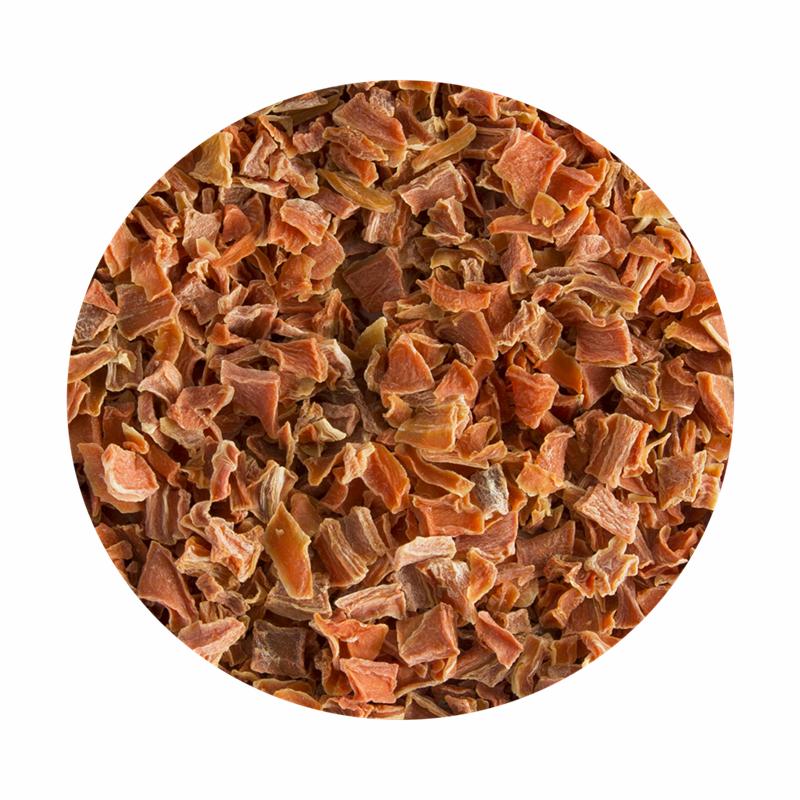 Karotteflakes, tørrede
