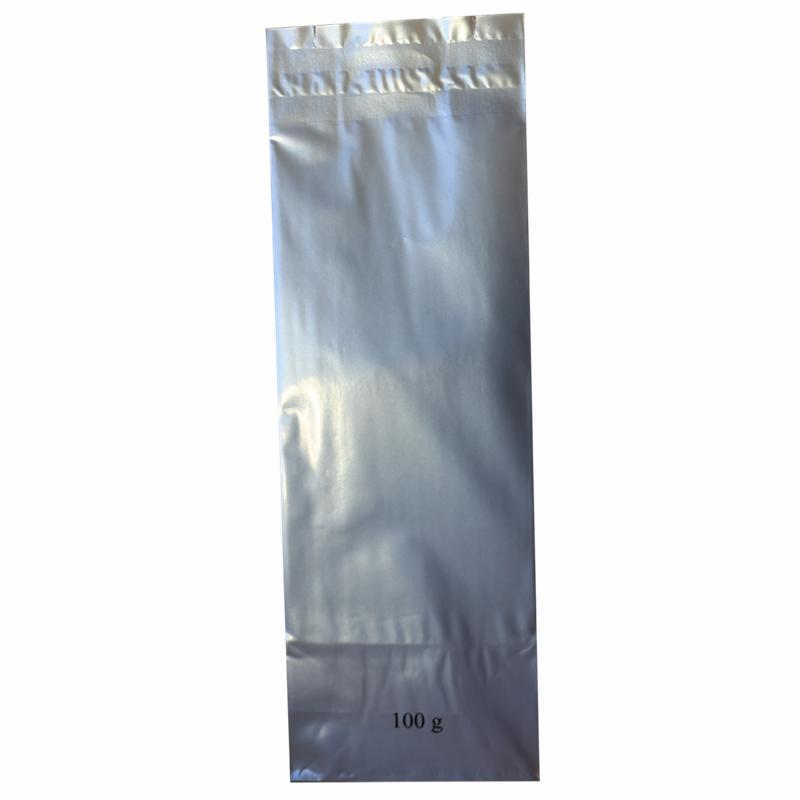 Sølvfarvet Cellophan Pose 100 g