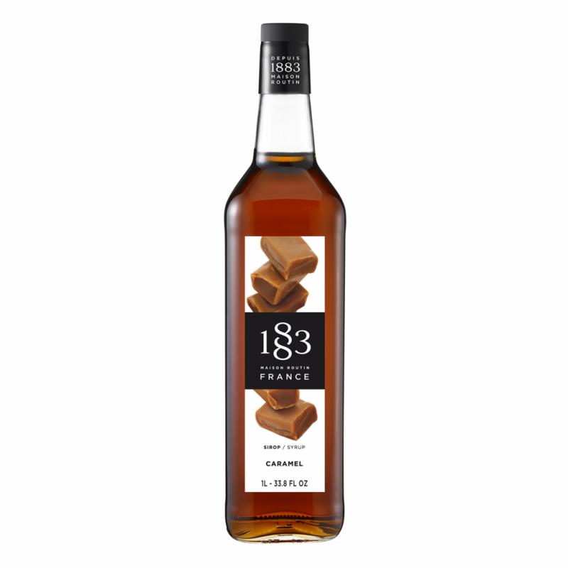 1883 Caramel Syrup 100CL Glass  