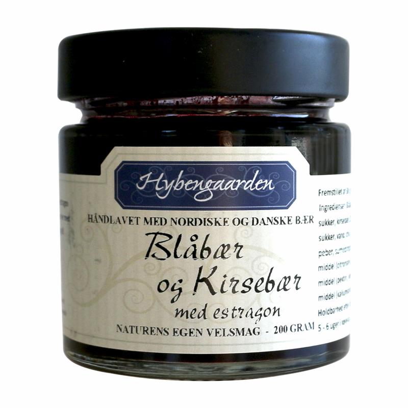 Hybengaarden Blåbær og Kirsebær m. estragon