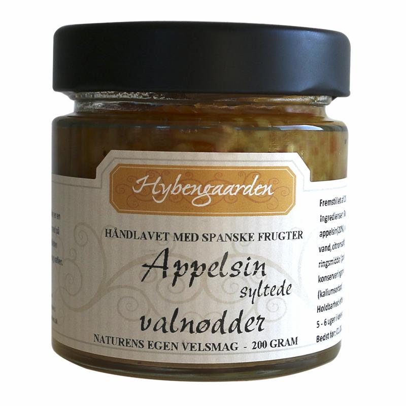 Hybengaarden Appelsin syltede valnødder