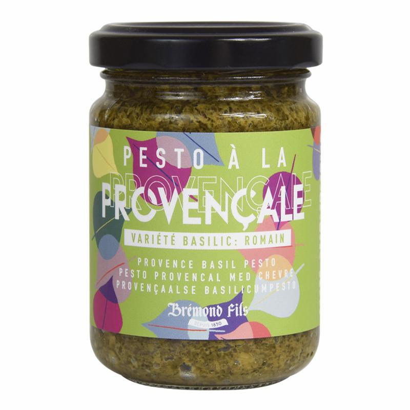 1830 Pesto med gedeost og basilikum