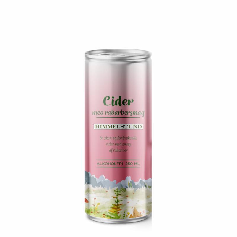 HIMMELSTUND cider rabarbersmag alkoholfri