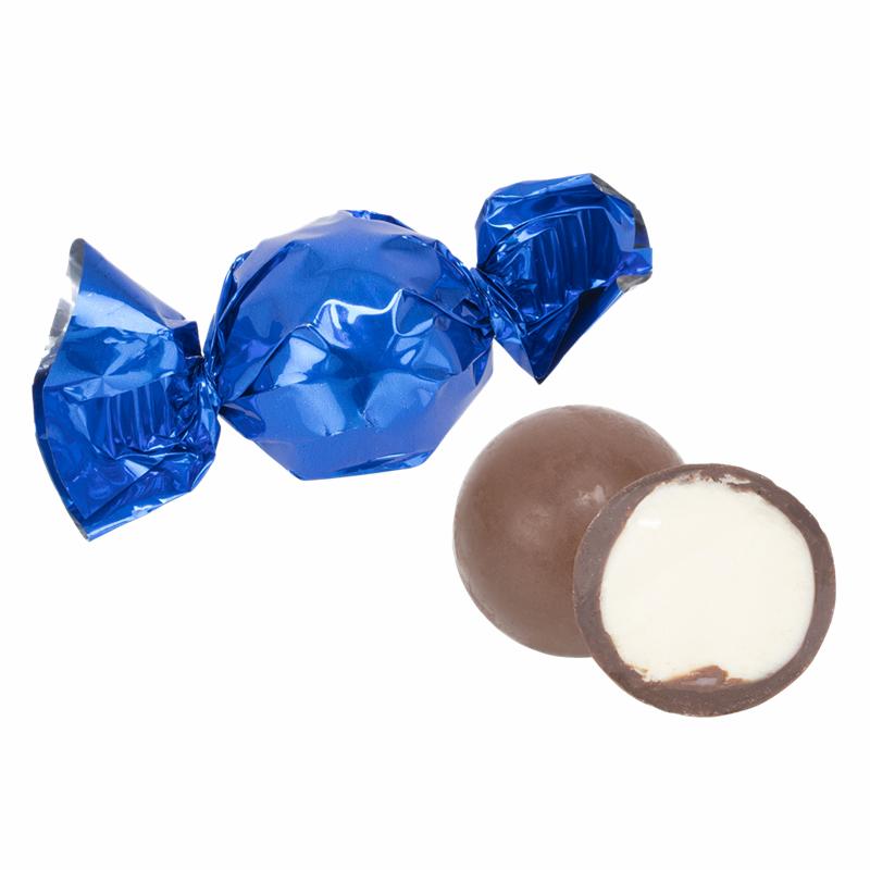 Chokolade kugler, mintsmag, blå folie
