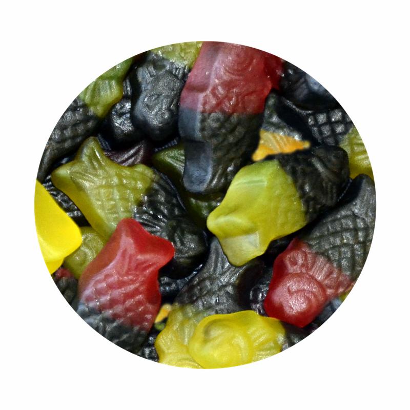 Vingummi kulørte fisk