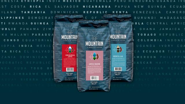 3 poser Mountain kaffe